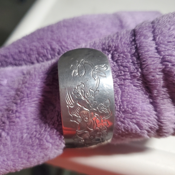 Vintage Pewter Bracelet by Kirk Stieff - Violet - Picture 3 of 6